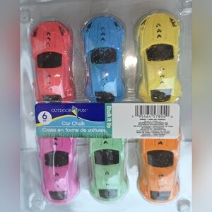 Outdoor Fun Car Chalk Set - Multicolor (6 pc)